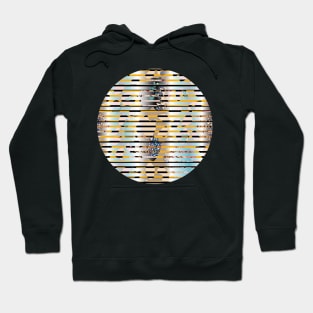 Colourful gradient unique flowers leopard stripes abstract modern 224 Pattern Hoodie